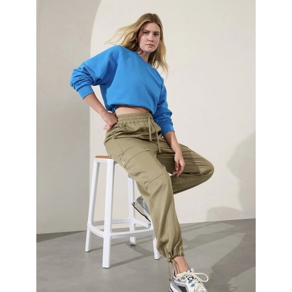 NWT Athleta Womens Size XS Olive Green Celestial High Rise Utility Pant NEW - Picture 7 of 8